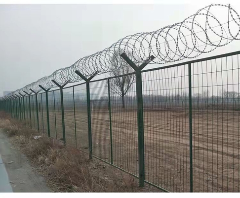 Factory hot sale powder coated hot-dipped galvanized wire fence for airport protection